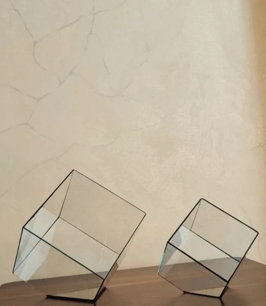 شیشه تراریوم مدل مکعب سایز بزرگ(فروشگاه گیلاریوم)